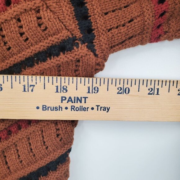 Everee Sawyer Chevron Pullover Sweater Top Women Size Small NWT V Neck Knit - Picture 11 of 14